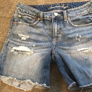 American eagle midi denim shorts bundle